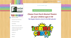 Desktop Screenshot of frontporchmusicaltheatre.com